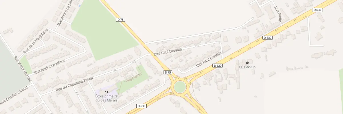 Plan du 4 Cité Paul Derville à Saint-Saulve