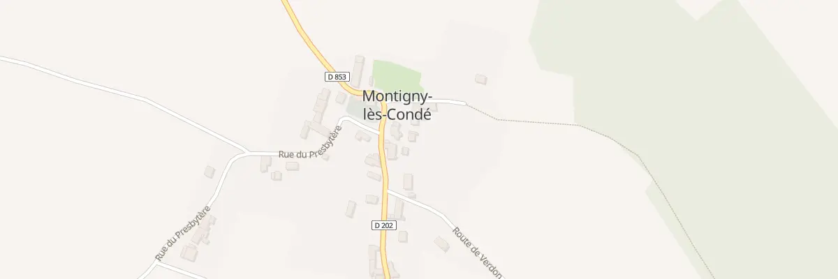 Plan du 3 Rte de Pargny à Montigny-lès-Condé