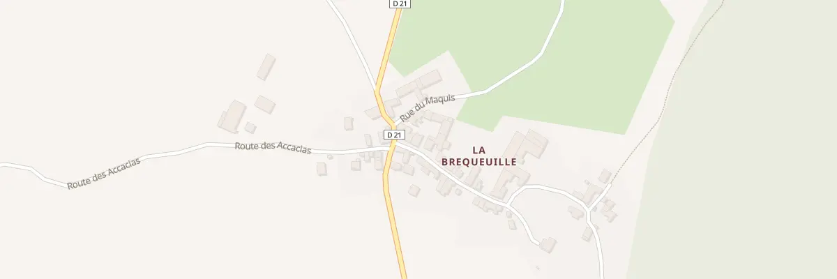 Plan du 5061 La Brequeuille à Mazerat-Aurouze