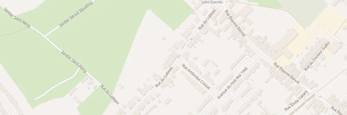 Plan du 180 Rue du Lutteau à Fresnes-sur-Escaut