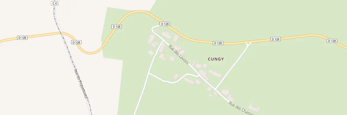 Plan du 67 Cungy à Challement