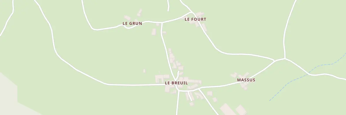 Plan du 5210 Le Breuil à Tours-sur-Meymont