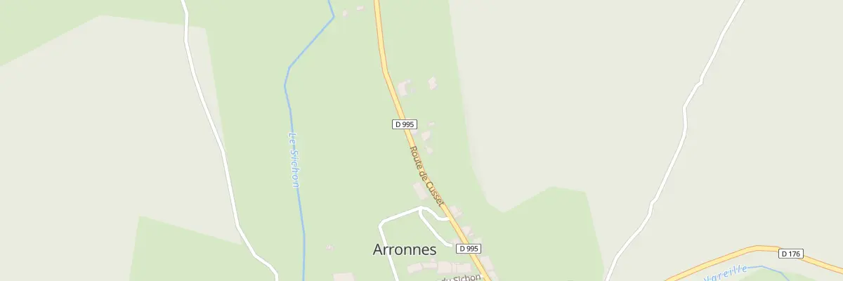 Plan du 20 Rte de Cusset à Arronnes