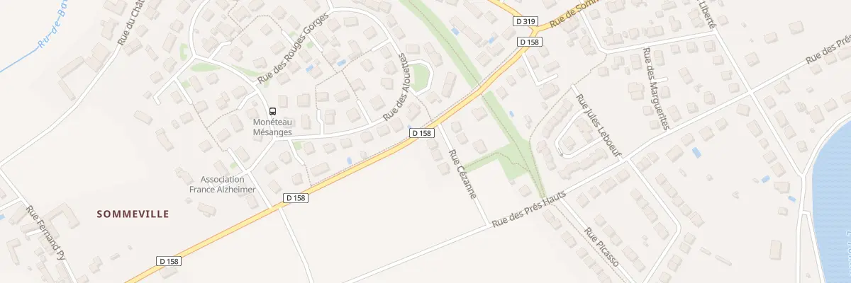 Plan du 2 Rue Cézanne à Monéteau