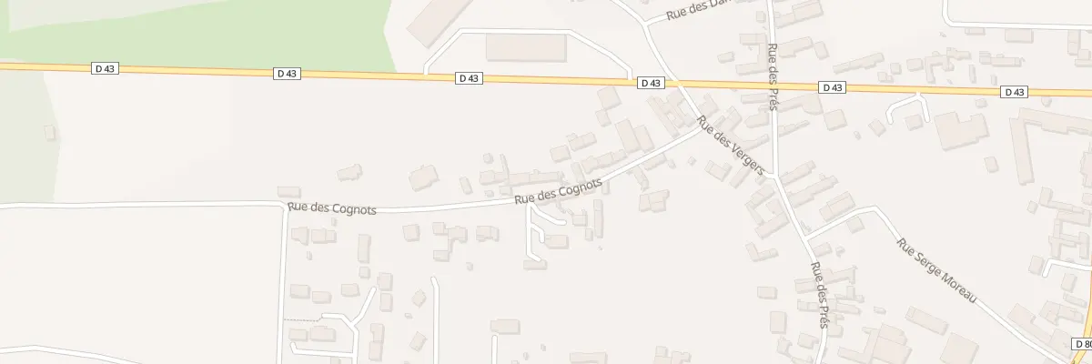 Plan du 14 Rue des Cognots à Ormoy