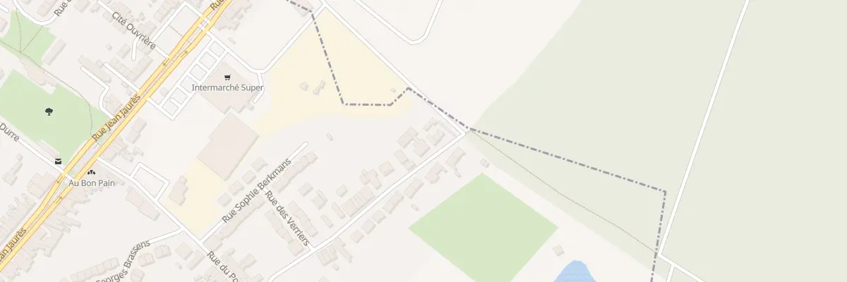 Plan du 29 Rue des Vivreux à Escautpont