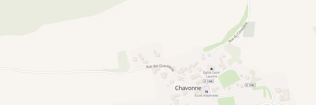 Plan du 8B Rue des Queutières à Chavonne