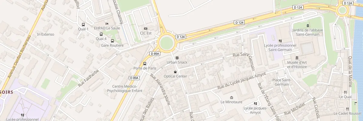 Plan du 148T Rue de Paris à Auxerre