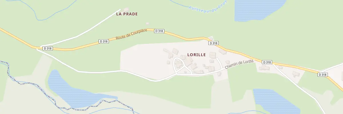 Plan du 5206 Lorille à Vollore-Ville
