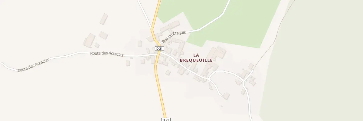 Plan du 5001 La Brequeuille à Mazerat-Aurouze