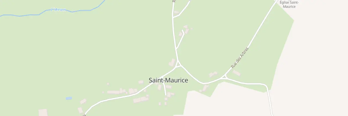 Plan du 25 Le Bourg à Saint-Maurice
