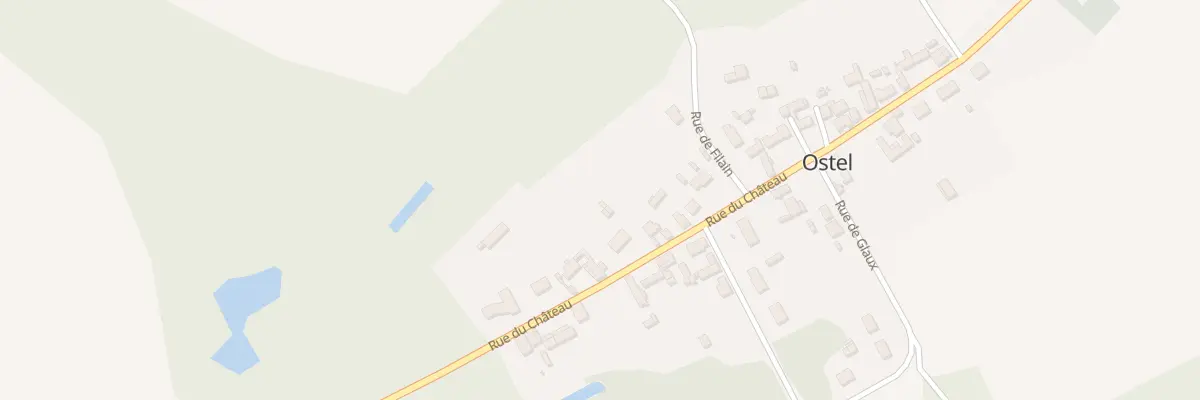 Plan du 9 Rue du Château à Ostel
