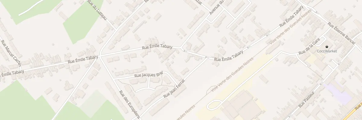 Plan du 9001 Rue Emile Tabary à Fresnes-sur-Escaut