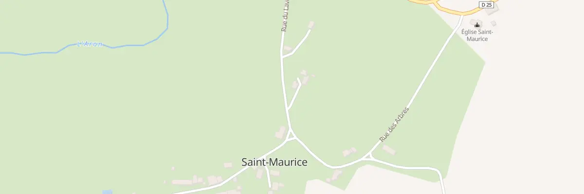Plan du 24 Bonnefonds à Saint-Maurice
