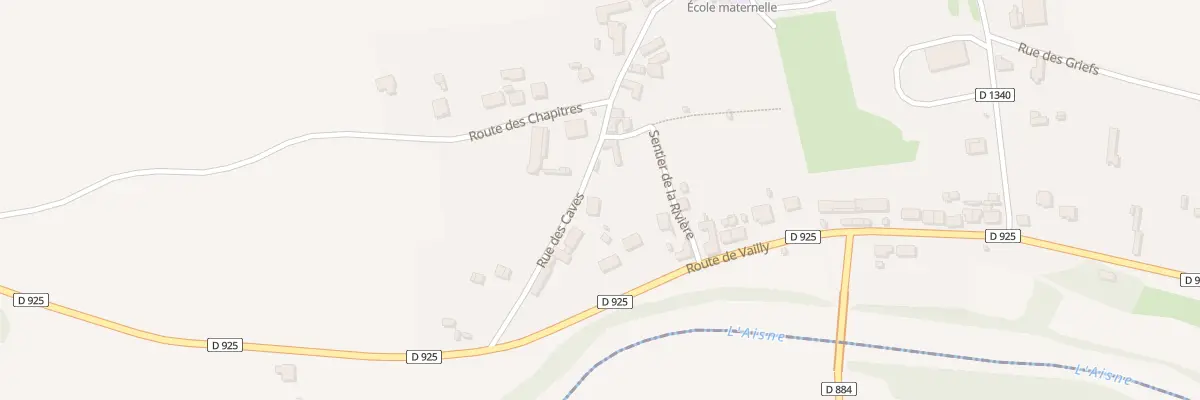 Plan du 3 Sen de la Riviere à Chavonne