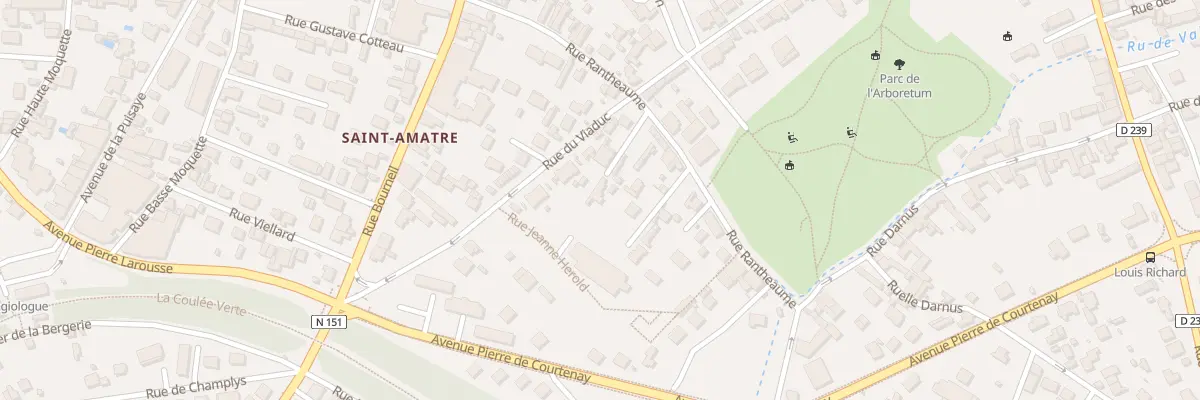 Plan du 20B Rue Rantheaume à Auxerre