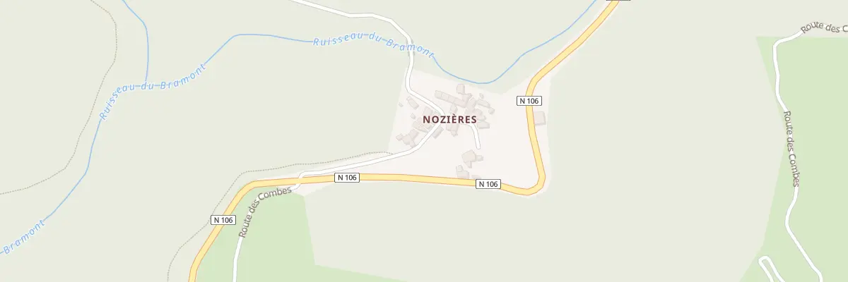 Plan du 6447 Nozieres à Ispagnac