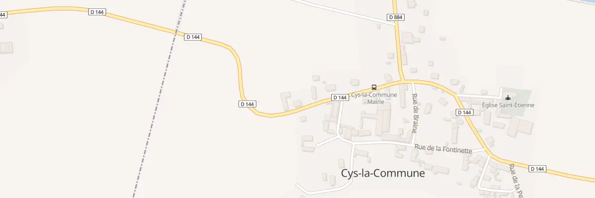 Plan du 10 Rte de Presles à Cys-la-Commune