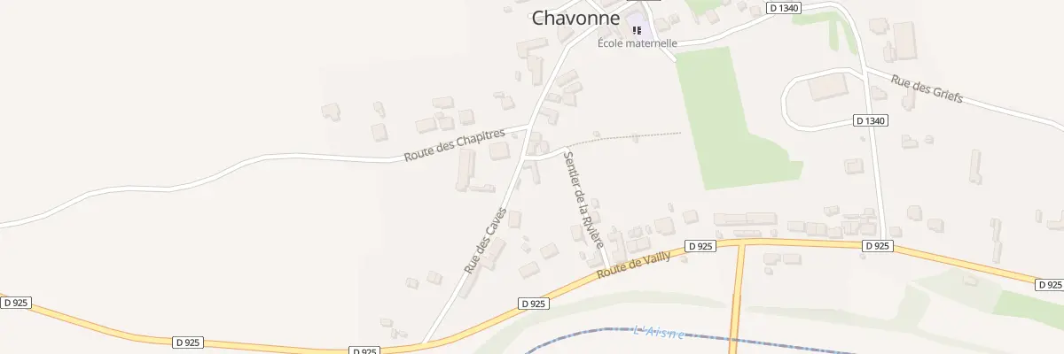 Plan du 3 Rue des Caves à Chavonne