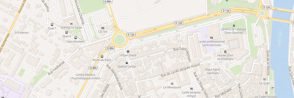 Plan du 15 Rue St Germain à Auxerre
