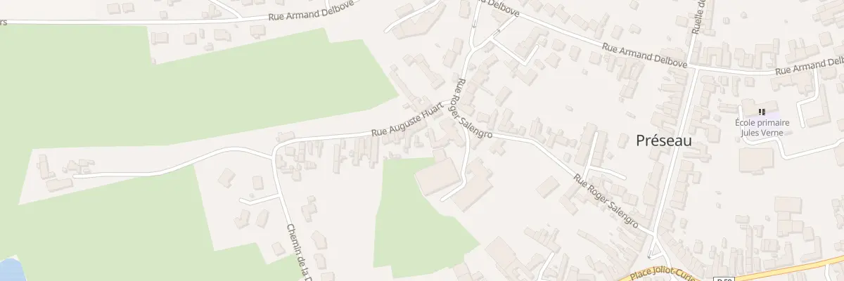 Plan du 21 Rue Roger Salengro à Préseau