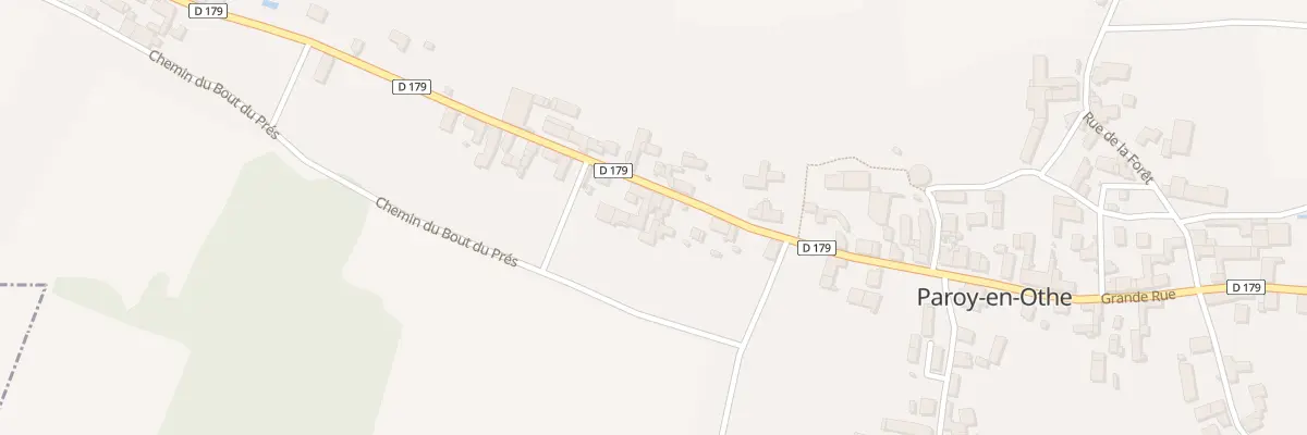 Plan du 35 Gr Gde Rue de Paroy (Paroy) à Paroy-en-Othe