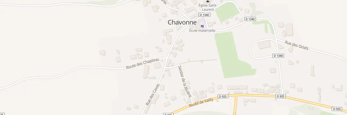 Plan du 21 Rue Saint-laurent à Chavonne