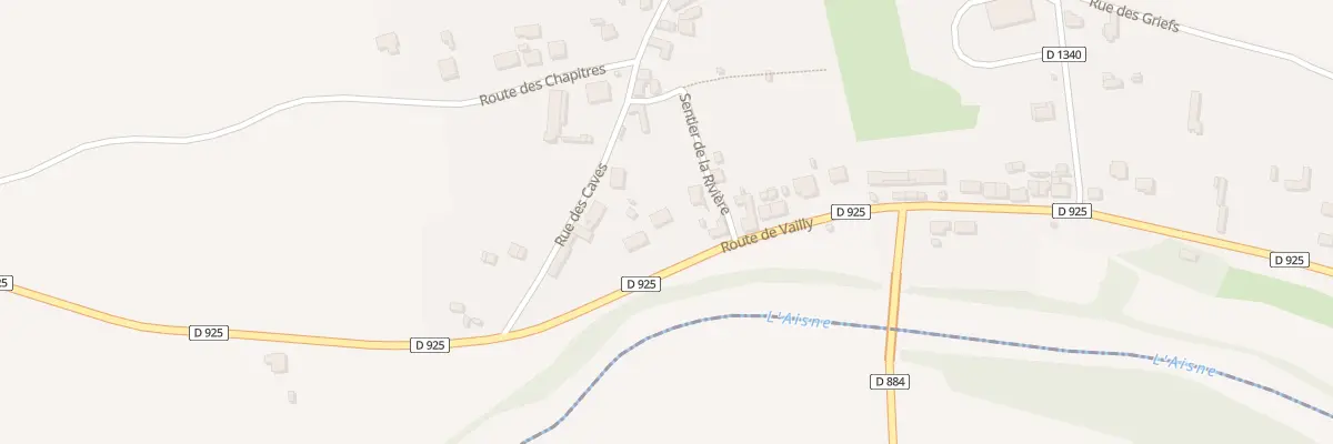 Plan du 58 Rte de Vailly à Chavonne