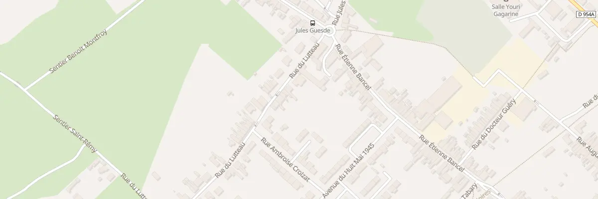 Plan du 97 Rue du Lutteau à Fresnes-sur-Escaut