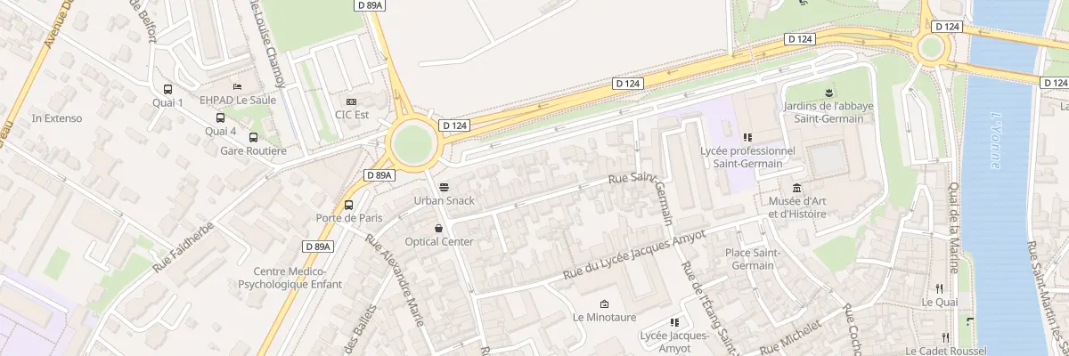 Plan du 17B Rue St Germain à Auxerre