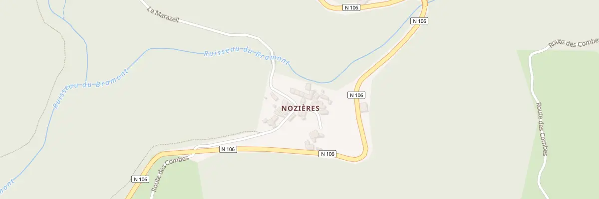 Plan du 5047 Nozieres à Ispagnac