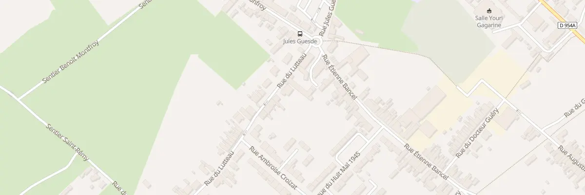 Plan du 87 Rue du Lutteau à Fresnes-sur-Escaut