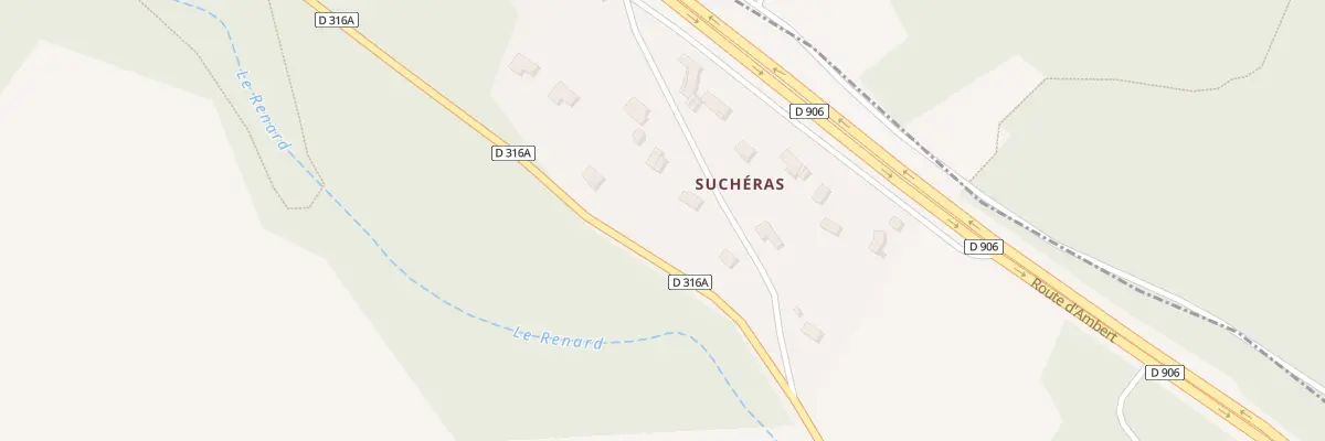 Plan du 5233 Louchere à Sauviat