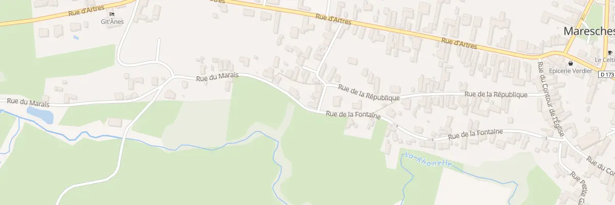 Plan du 5 Rue du Marais à Maresches
