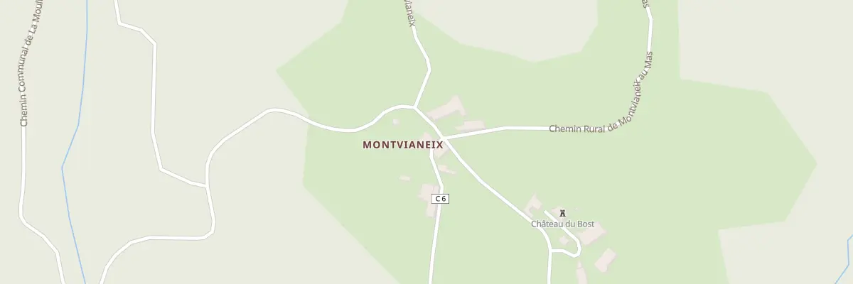 Plan du 5316 Montvianeix à Saint-Victor-Montvianeix