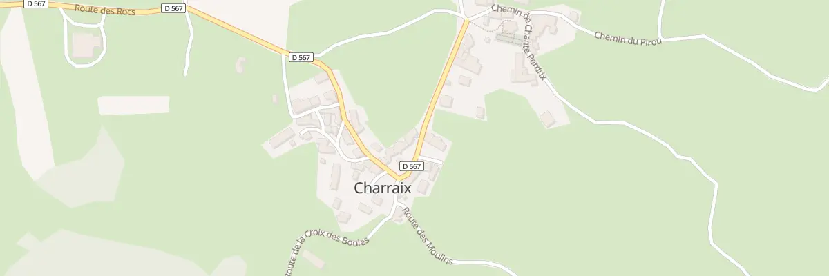 Plan du 18 Le Bourg à Charraix