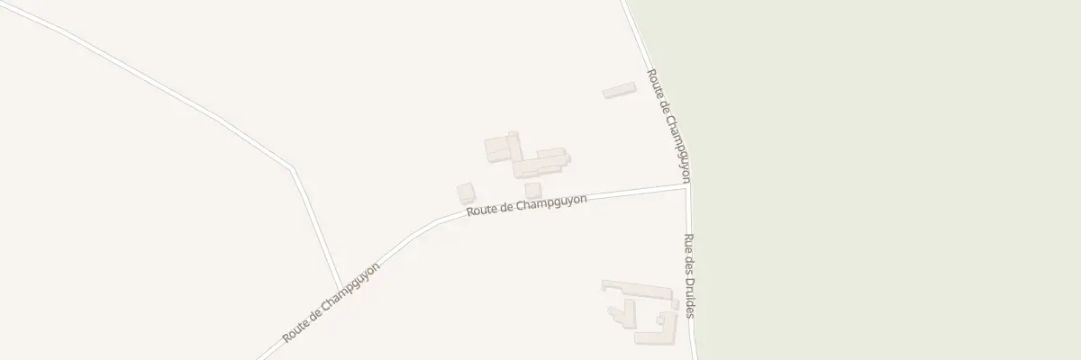 Plan du 2 Rte de Champguyon au Gault-Soigny