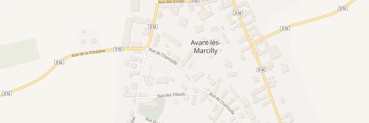 Plan du 20 Rue de Charmolle à Avant-lès-Marcilly