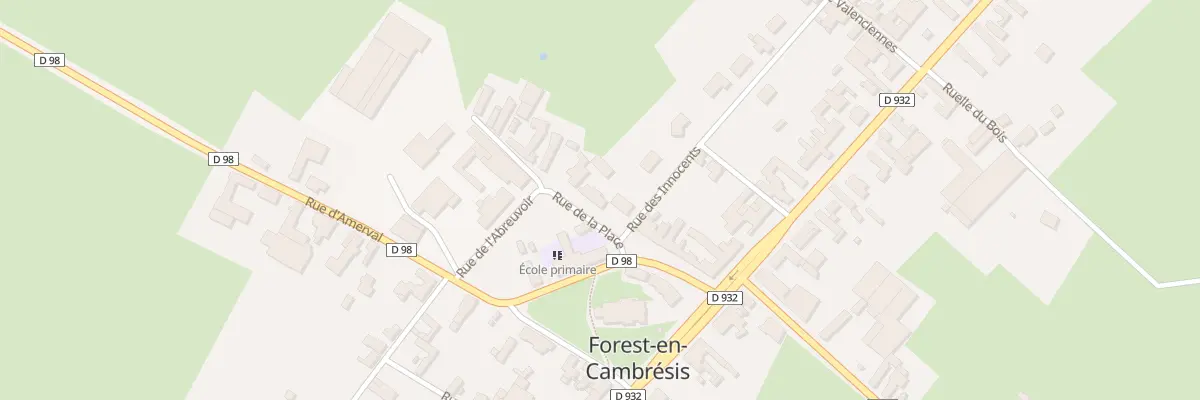Plan du 12 Rue de la Place à Forest-en-Cambrésis