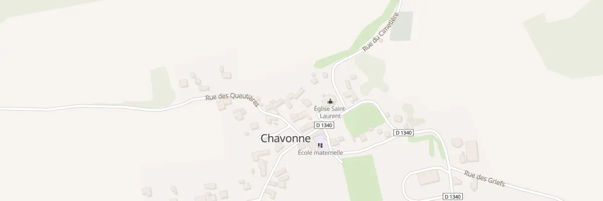 Plan du 10 Rue Saint-laurent à Chavonne