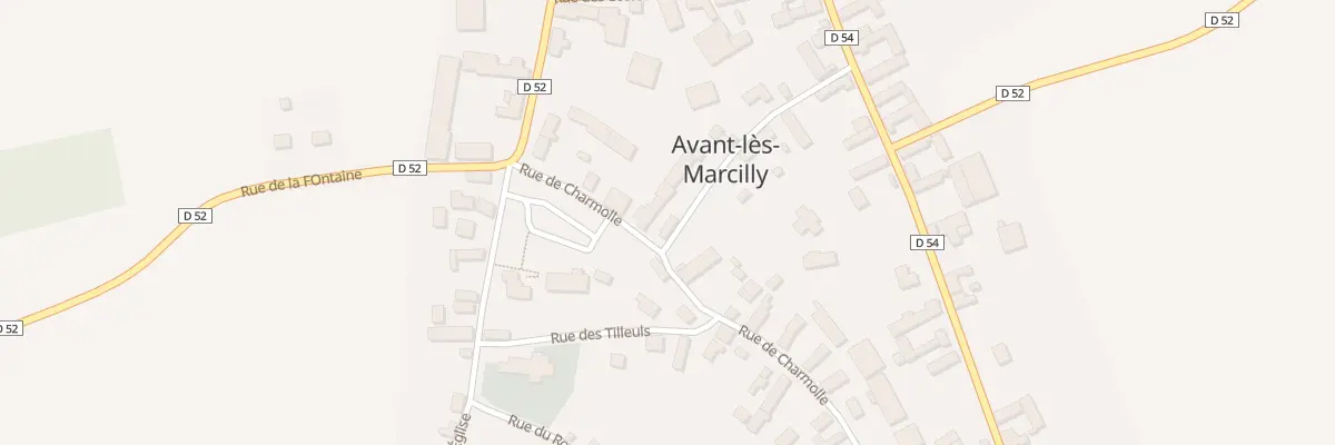 Plan du 10 Rue du Bourdeau à Avant-lès-Marcilly