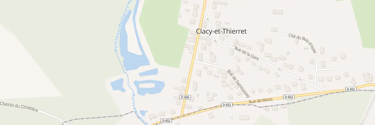 Plan du 26B Rue Pasteur à Clacy-et-Thierret