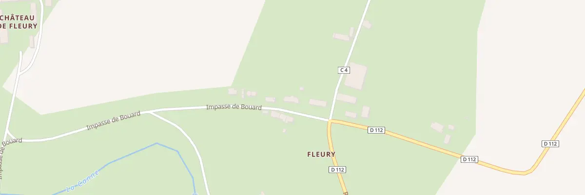 Plan du 82 Fleury à Tintury