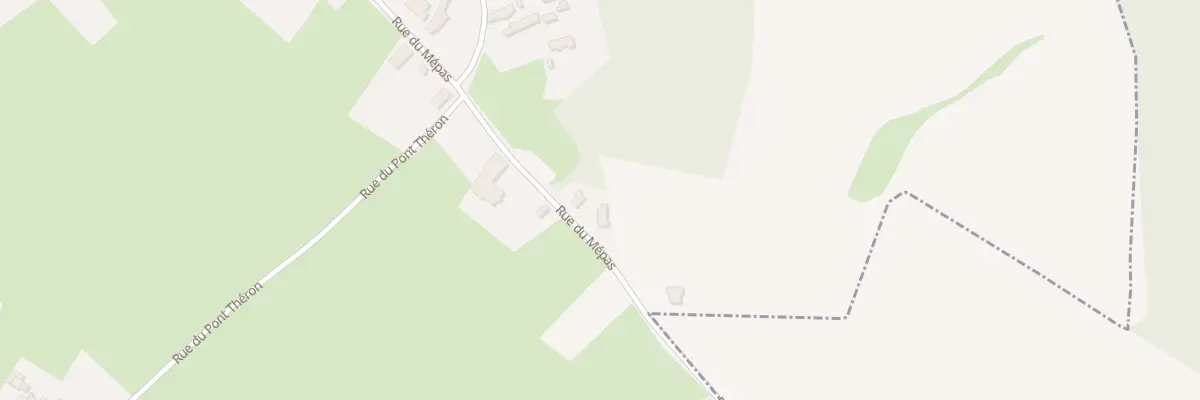 Plan du 43 Rue du Mépas à Mennevret
