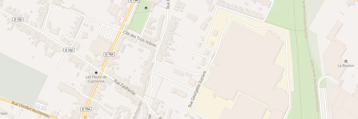 Plan du 24 Rue Edouard Vermeesch à Vieux-Condé