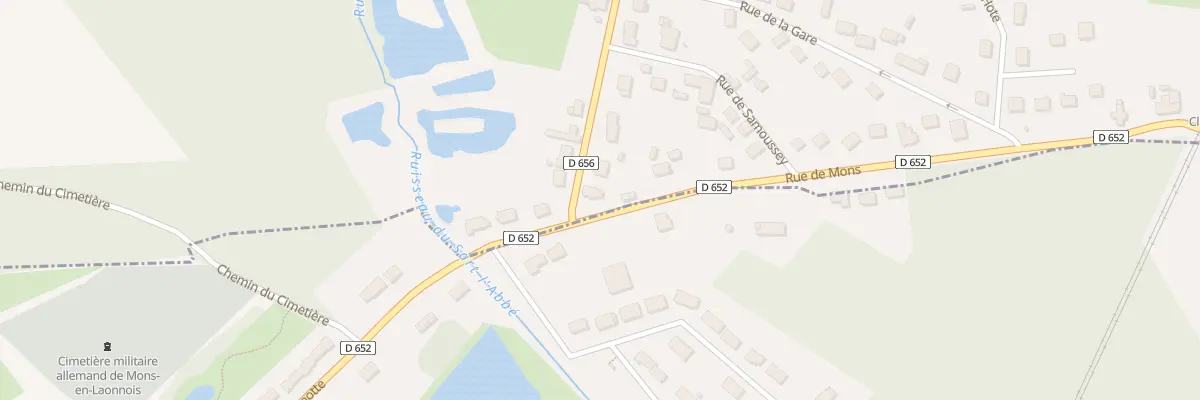 Plan du 7 Rue de Mons à Clacy-et-Thierret