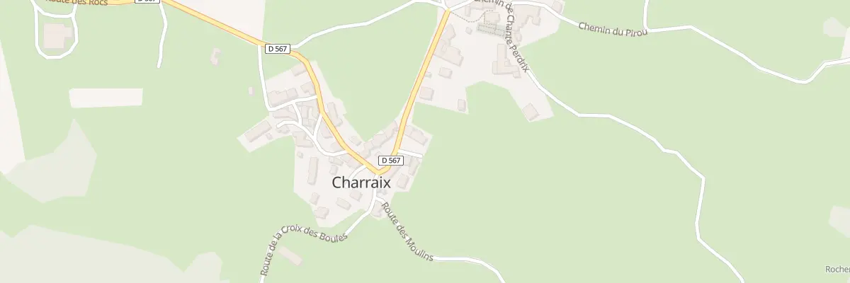 Plan du 20 Le Bourg à Charraix