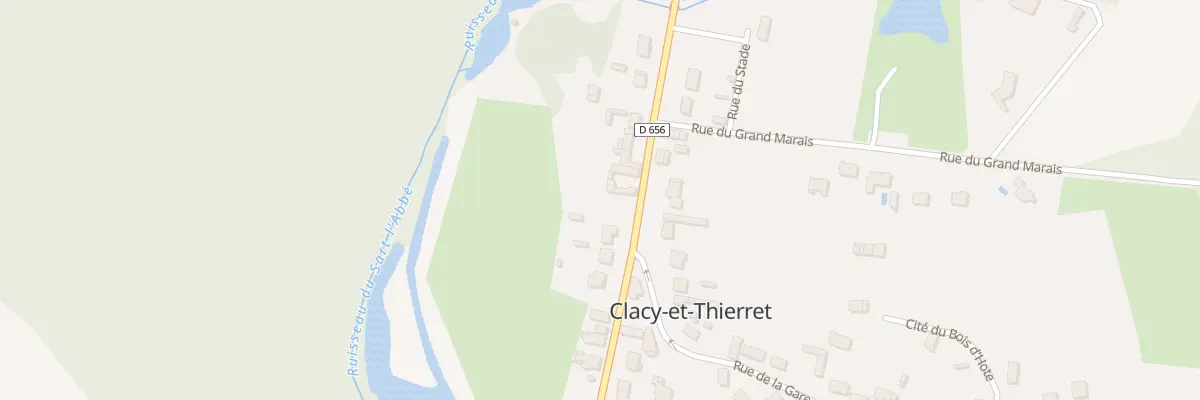 Plan du 14B Rue Pasteur à Clacy-et-Thierret