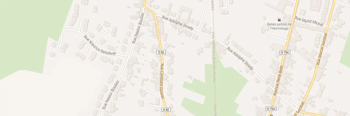 Plan du 644 Rue Constant Gosset à Vieux-Condé