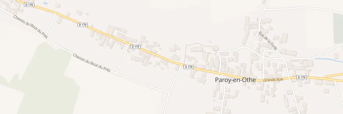 Plan du 44 Gr Gde Rue de Paroy (Paroy) à Paroy-en-Othe